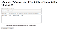 Tablet Screenshot of frith-smith.com